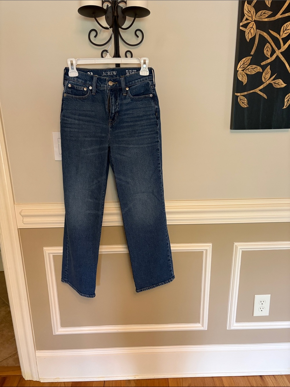 J. Crew size 23 '- 96 slim wide jeans
